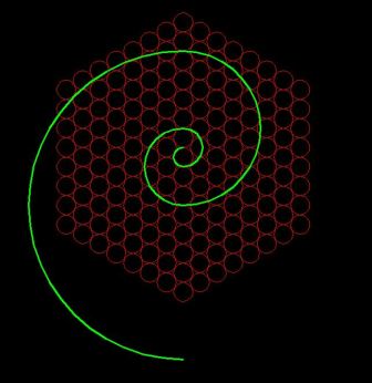 Flor de la Vida y espiral de Fibonacci